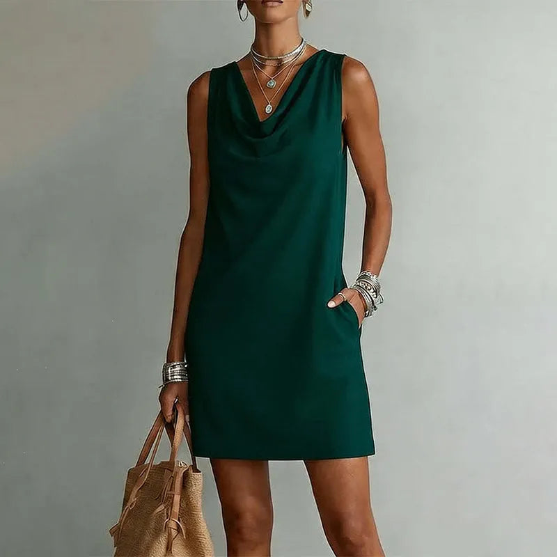 Haven - Elegant Pocket Mini Dress
