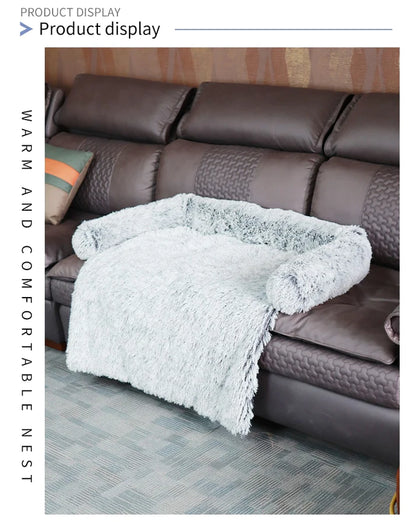 Washable Pet Sofa Dog Bed Calming Bed For Dogs
