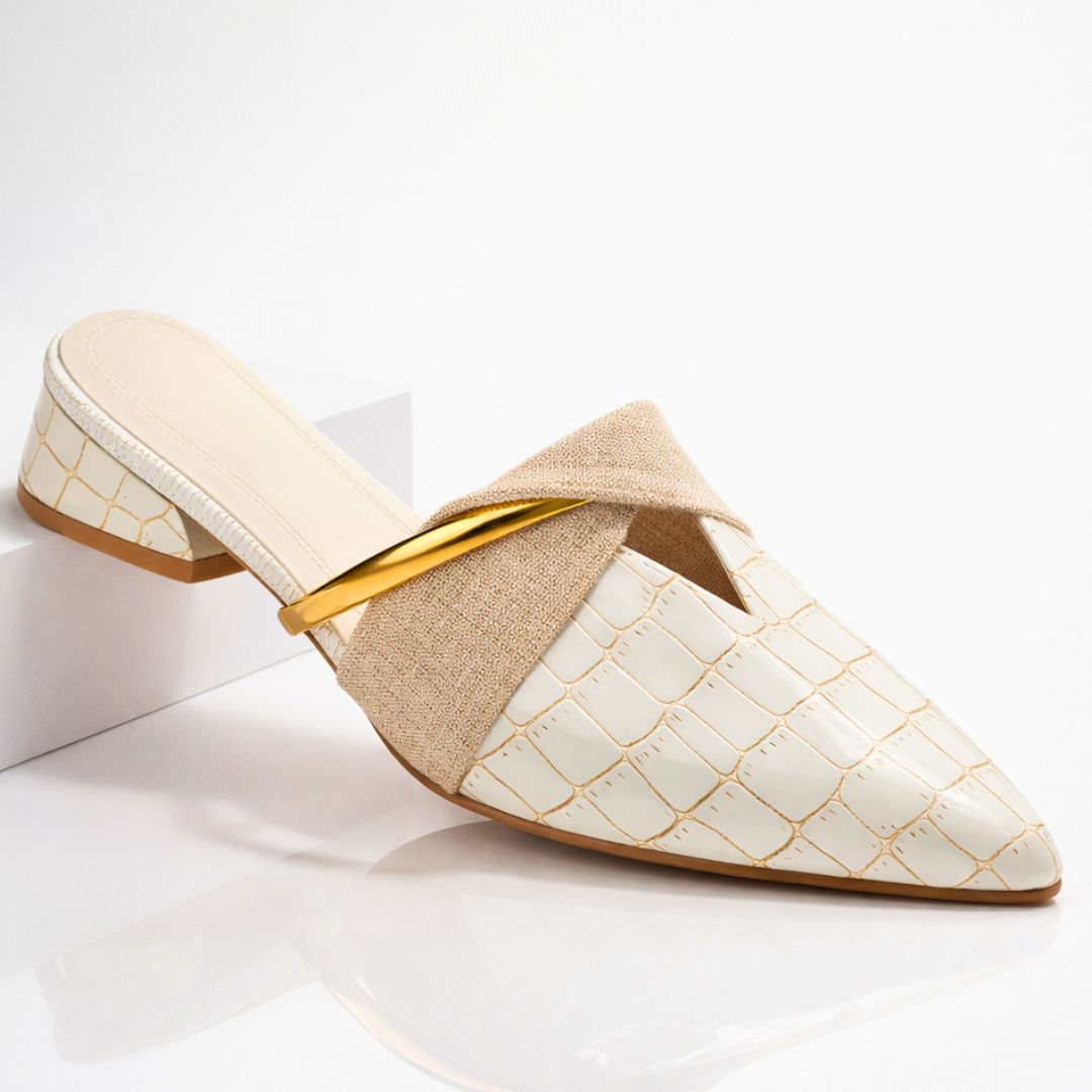 Harper | Women's Croc Pointed-Toe Mules
