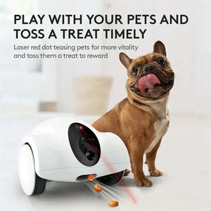 Hiibo Dog Camera with Treat Dispenser AI Pet Companion Robot Pet Security Monitor at Home