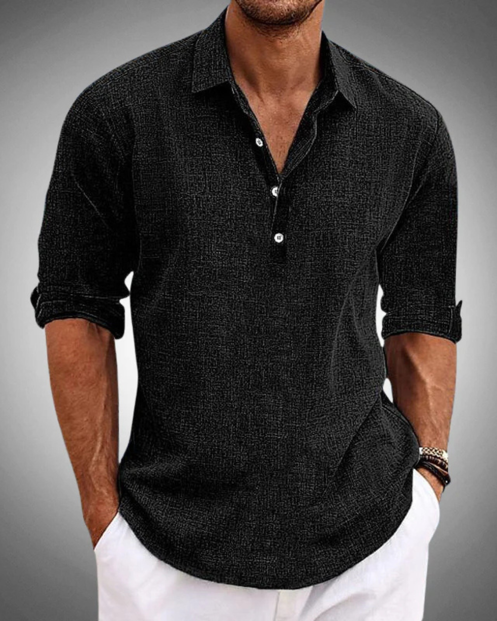 Marcus | Refined Button-Front Classic Shirt