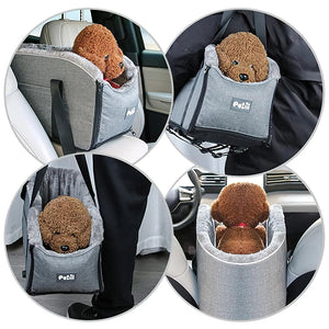 Portable Car Safety Pet Seat for Small Dogs and Cats – for Travel, Protection, and Restful Rides