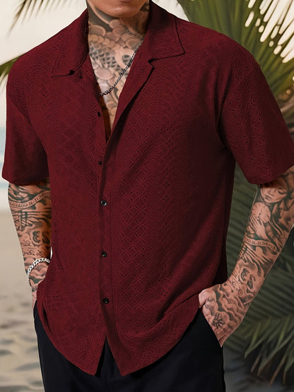 Men's Textured Resort Shirt