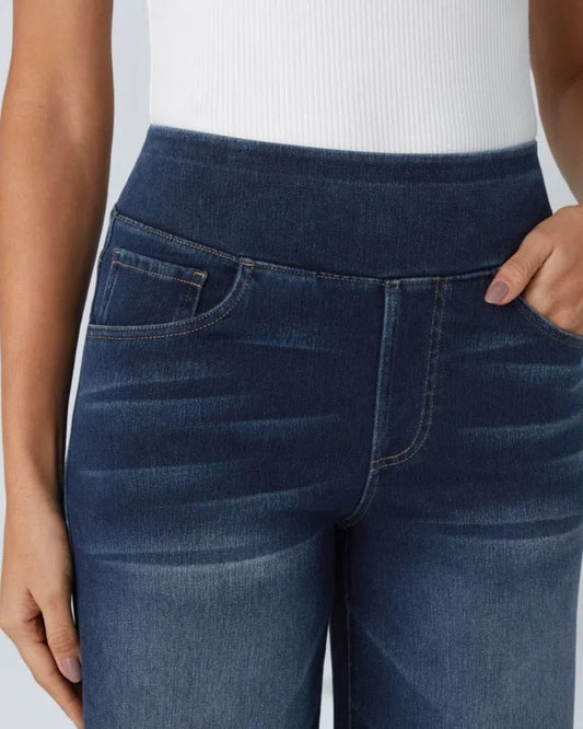 Super Stretch Wide Leg Jeans