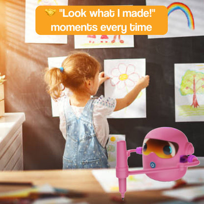 AI Drawing Robot for Kids | Step-by-Step Guidance, Mess-Free & Perfect for Ages 3+
