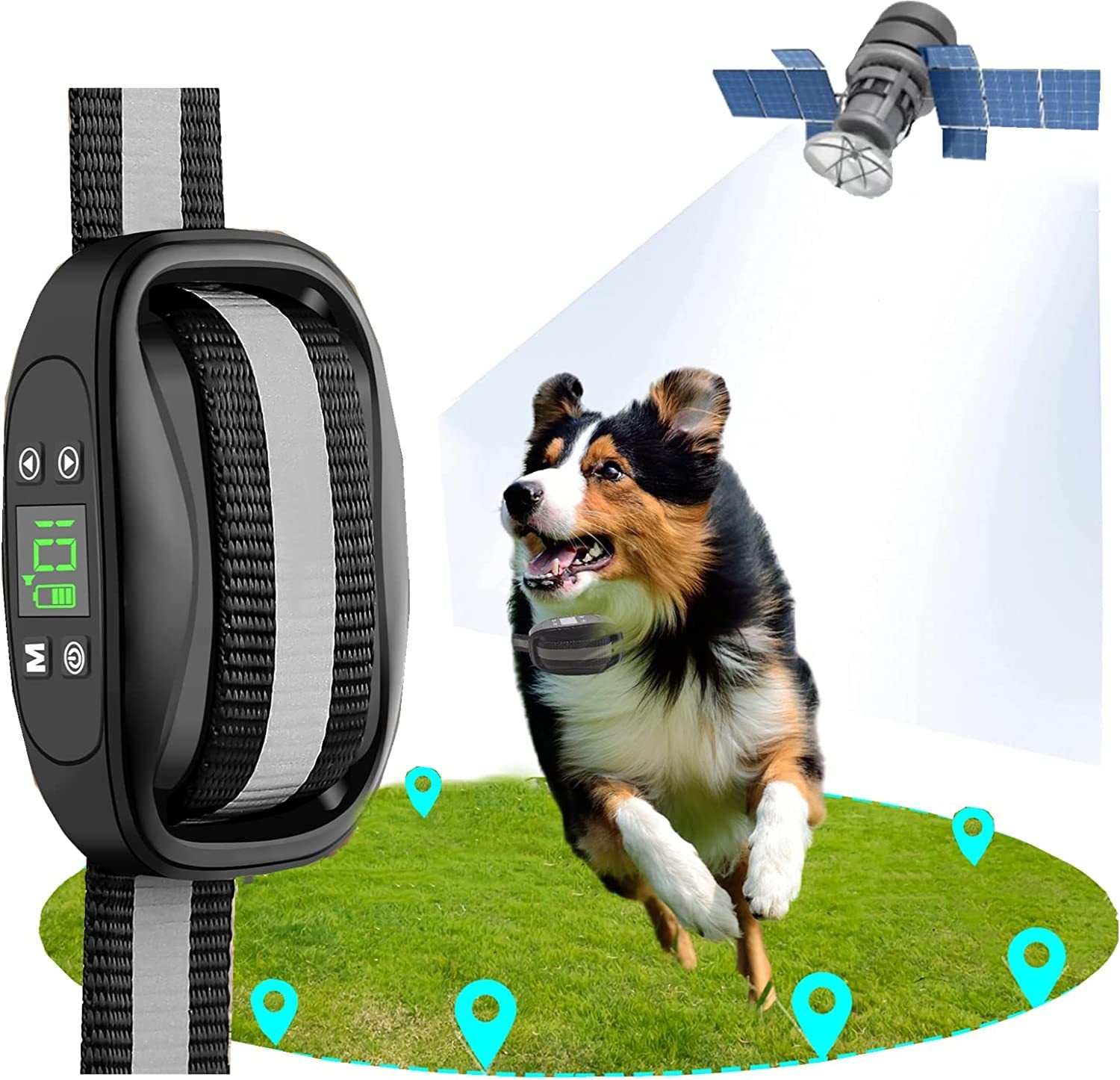GPS Wireless Dog Fence | Electric Dog Fence Pet Containment System