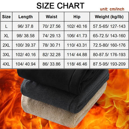 Men’s Thermal Faux Cashmere Jogger Pants