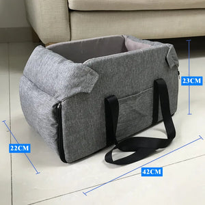 Portable Dog Car Seat Bed – A Central, Safe Haven for Small Dogs and Cats