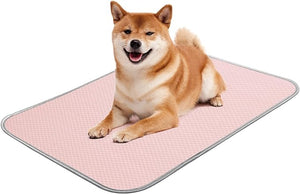 Washable Summer Dog Cooling Mat - Ice Silk, Self-Cooling Pad for Dogs & Cats