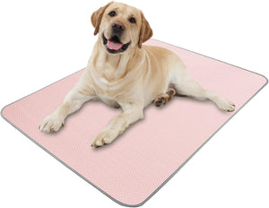 Washable Summer Dog Cooling Mat - Ice Silk, Self-Cooling Pad for Dogs & Cats