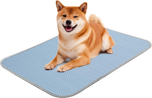 Washable Summer Dog Cooling Mat - Ice Silk, Self-Cooling Pad for Dogs & Cats