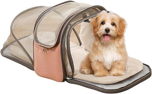 Portable Dog Backpack Breathable Dog Transport Bag Outdoor Travel Pet Carrier for Cat Dog Puppy Double Shoulder Bags