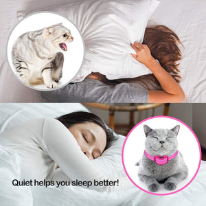 Automatic Meowing Deterrent and Training Collar for Cats