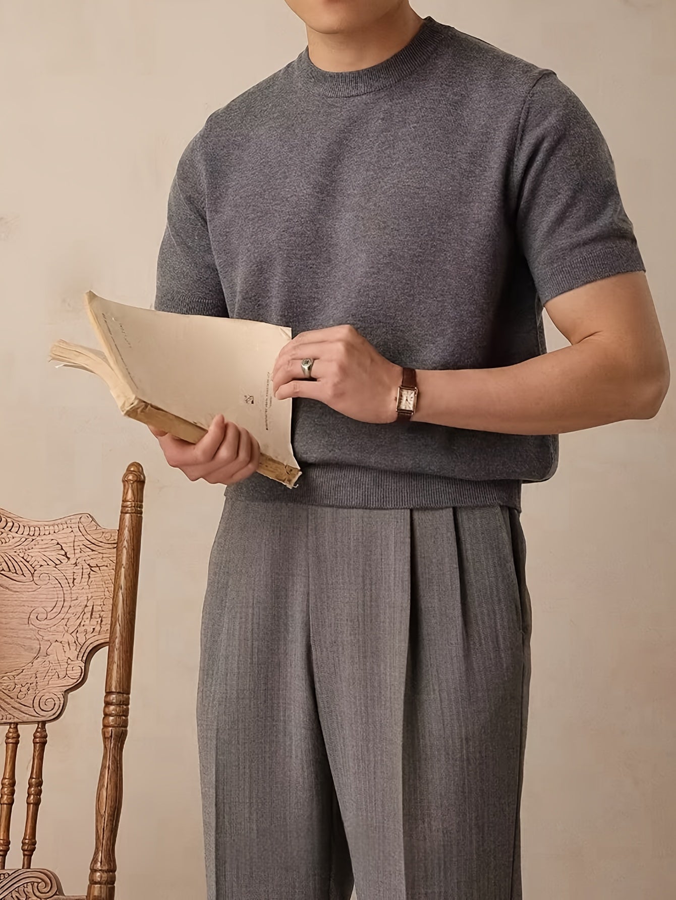 Reid – Refined Short Sleeve Knit Polo Shirt
