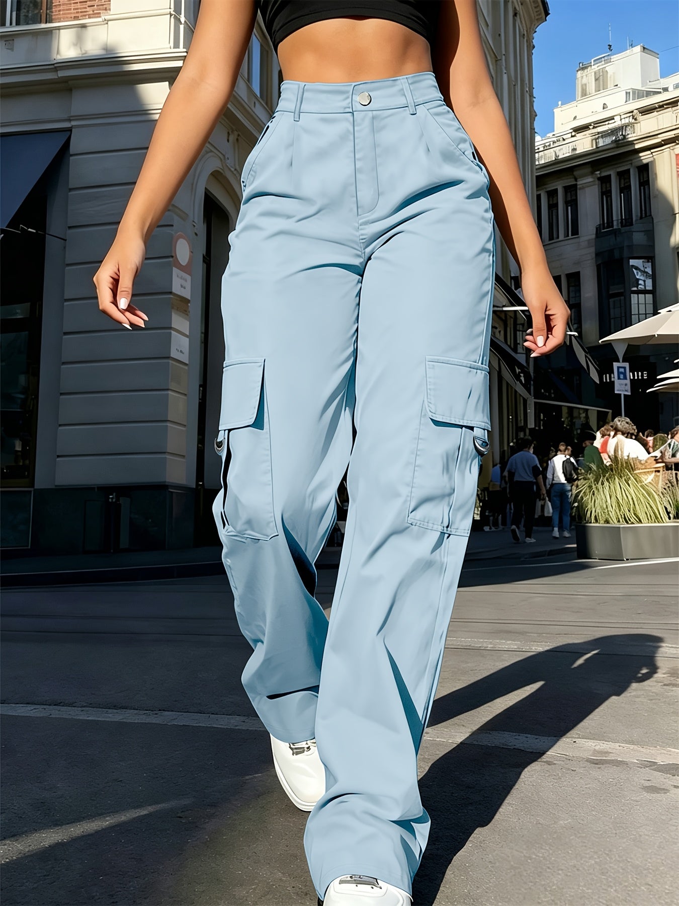 Marceline | High-Waisted Cargo Pants