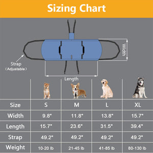 Dog Support Sling - Rehabilitation Dog Lifting Harness