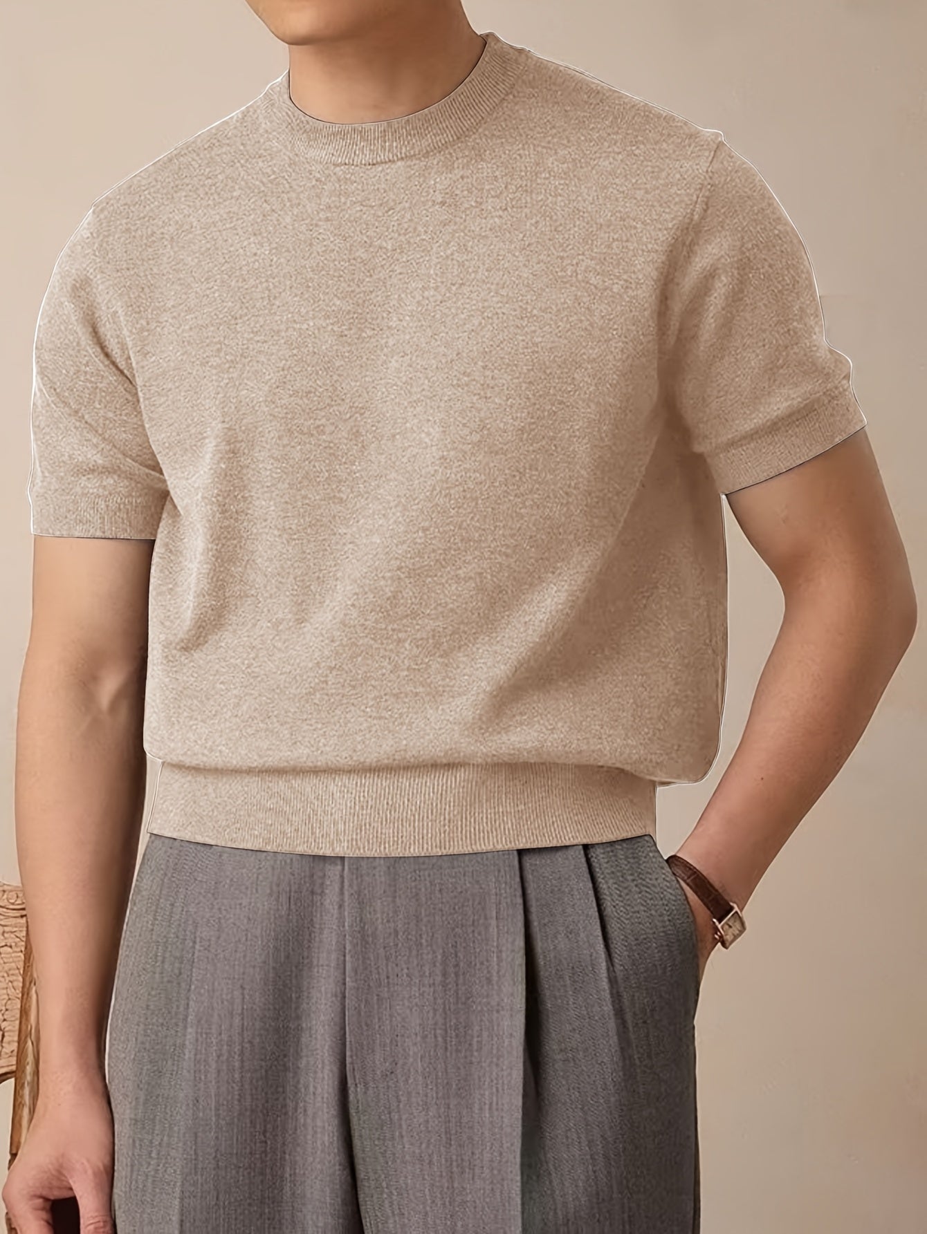 Reid – Refined Short Sleeve Knit Polo Shirt
