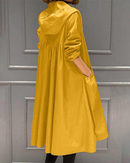 Anouska | Waterproof Hooded Trench Coat