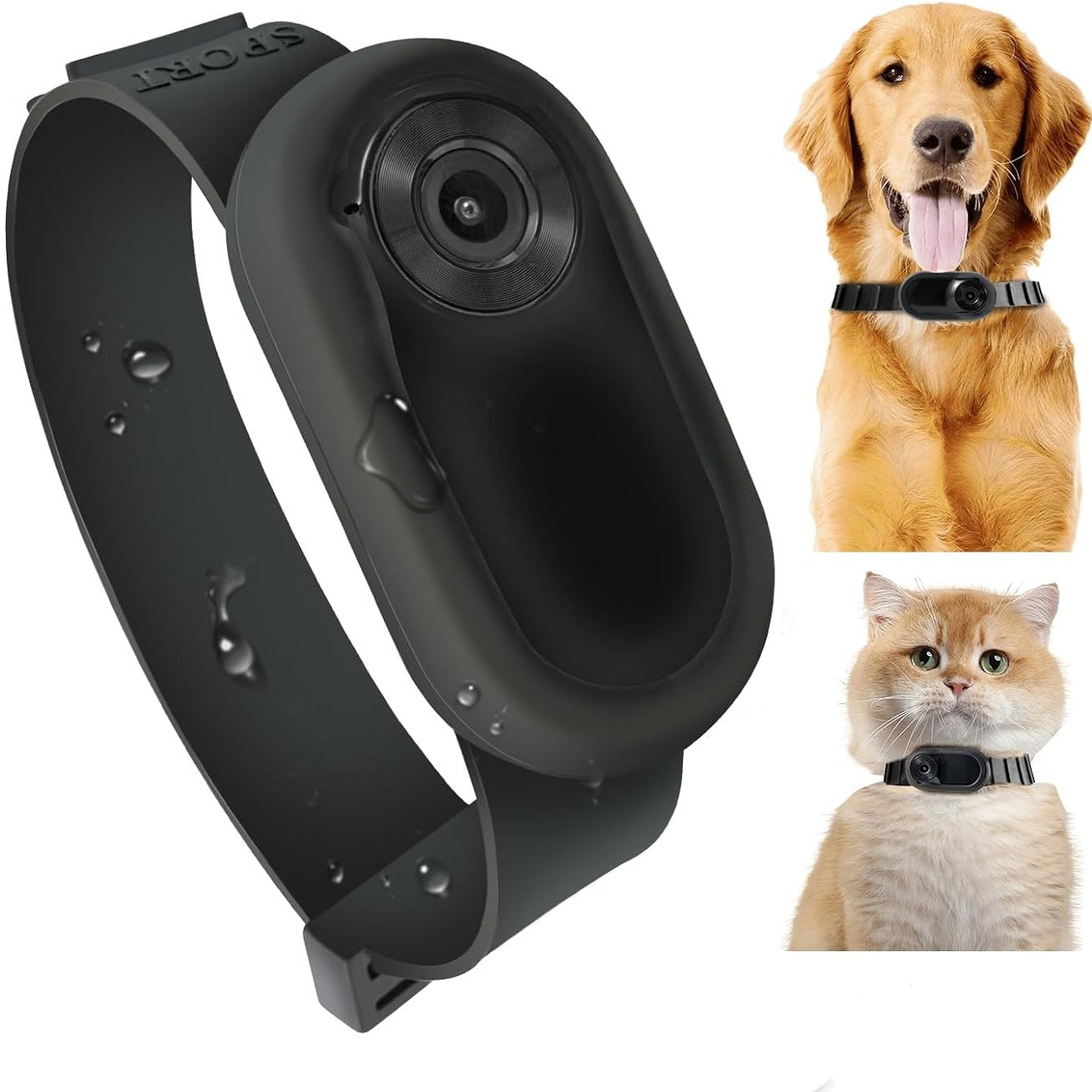 Cat Pet Collar Camera w/ Video and Photo Capabilities