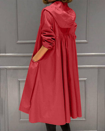 Anouska | Waterproof Hooded Trench Coat