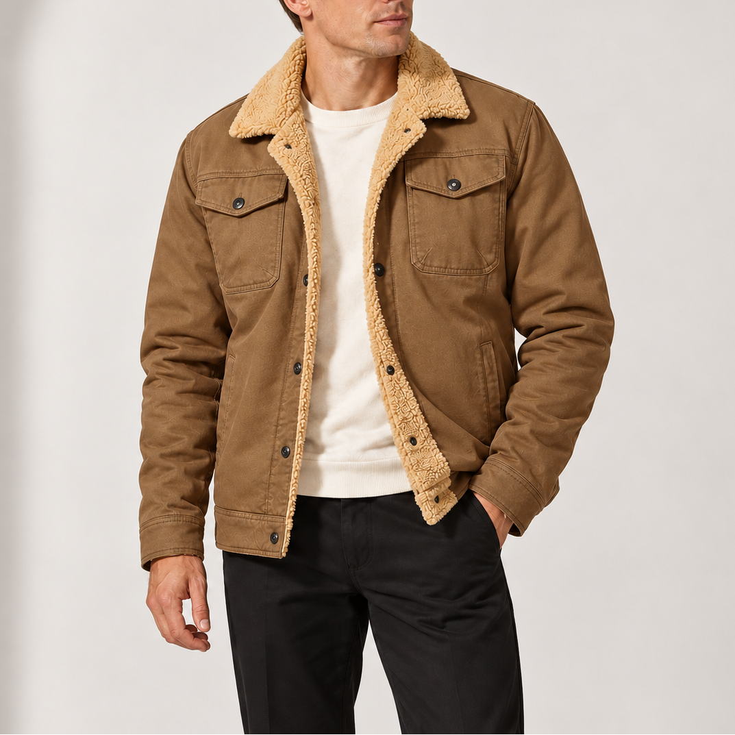 Lachlan | Sherpa-Lined Trucker Jacket