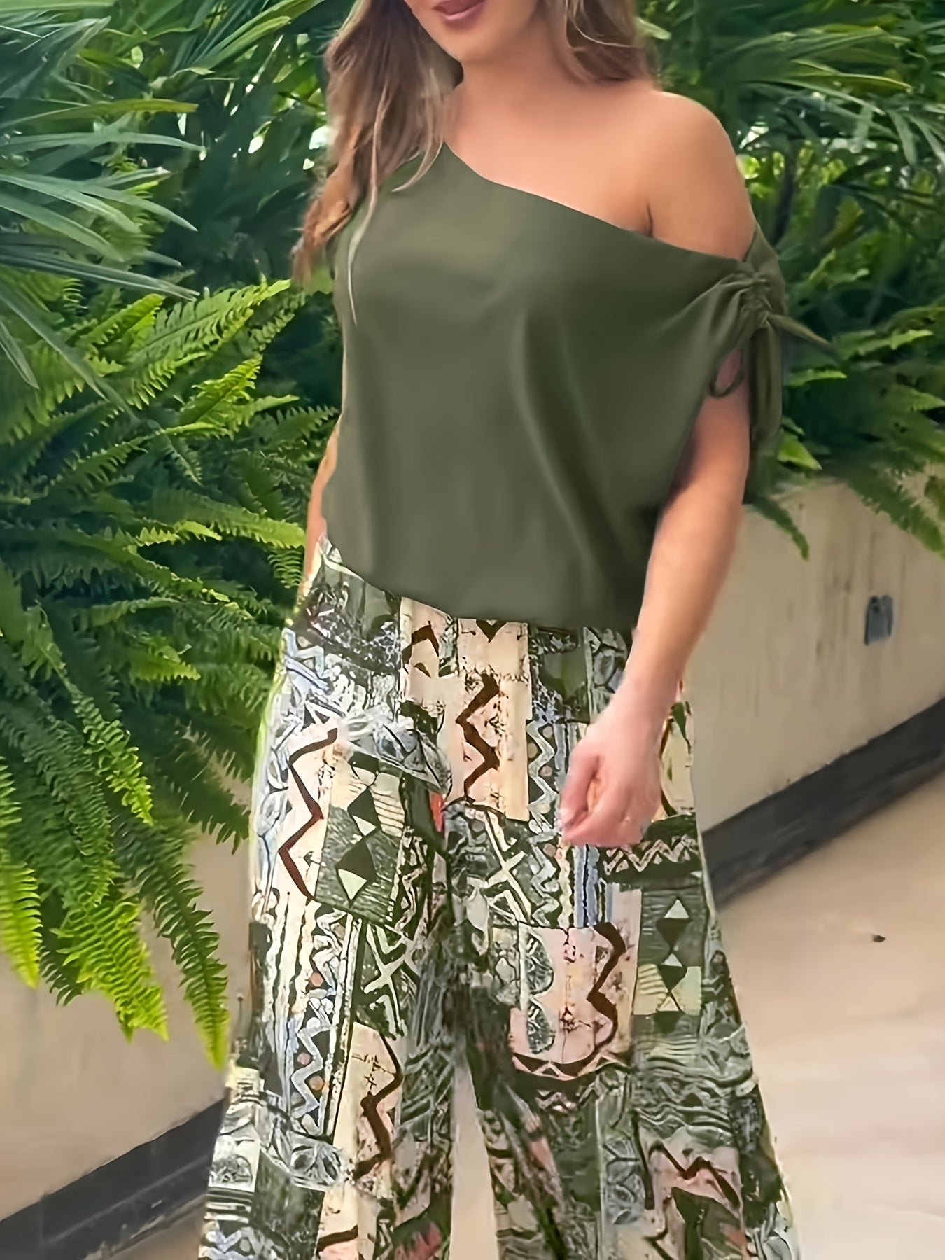 Yvonne | Two-Piece Wide-Leg Trouser Set