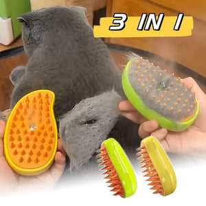 3 In 1 Cat Steam Electric Spray Massage Comb Brush