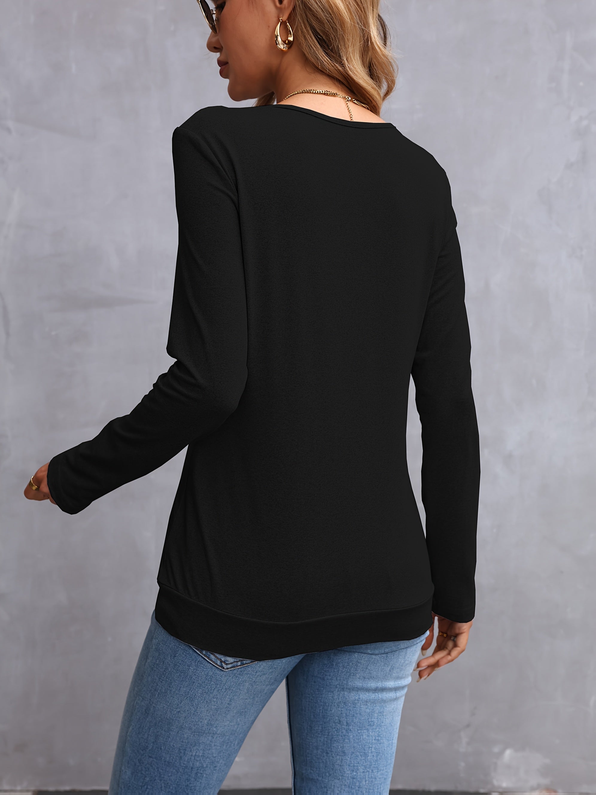 Marlowe | V-Neck Long Sleeve Top