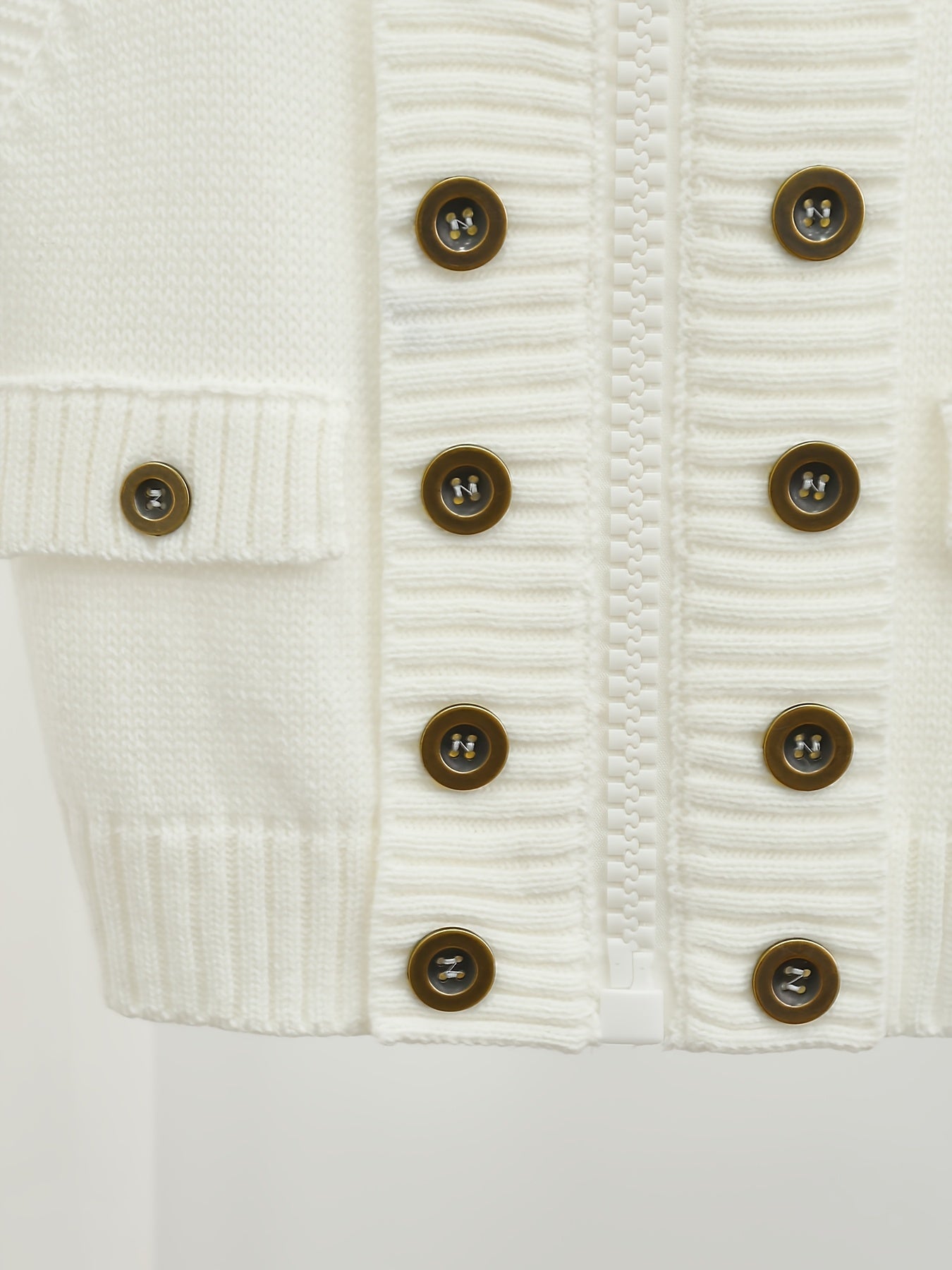 Women's High Collar Ribbed Knit Vest