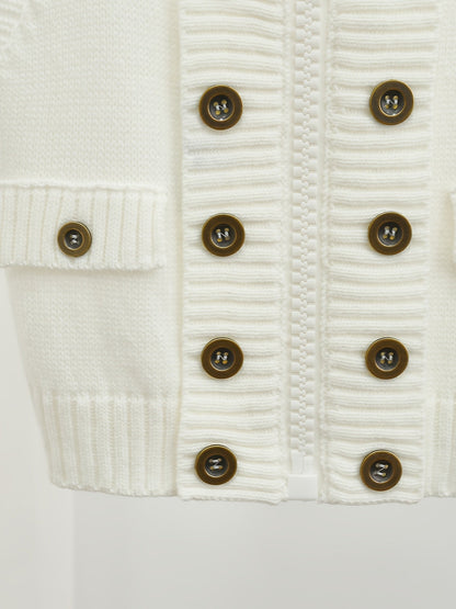 Women's High Collar Ribbed Knit Vest