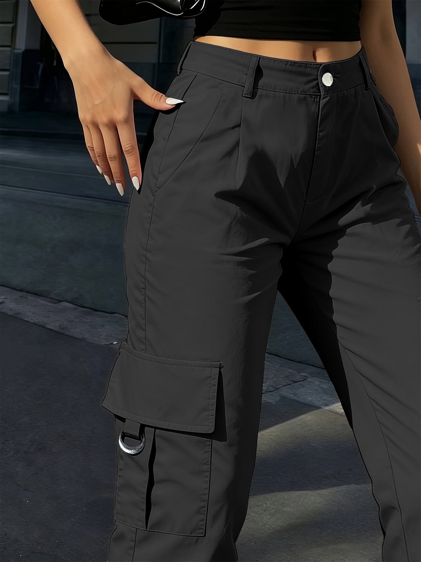 Marceline | High-Waisted Cargo Pants