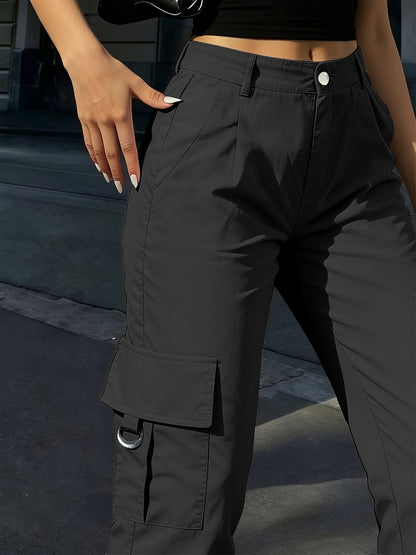 Women's High-Waisted Cargo Pants
