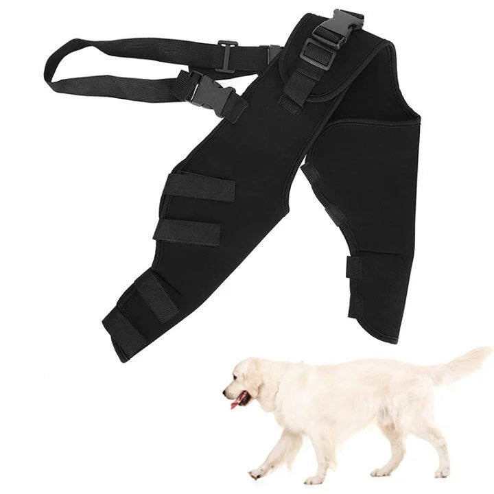 Double Dog Hip Brace with Safety Reflective Straps - Dog Hip Support for Back Leg and Hop Dysplasia