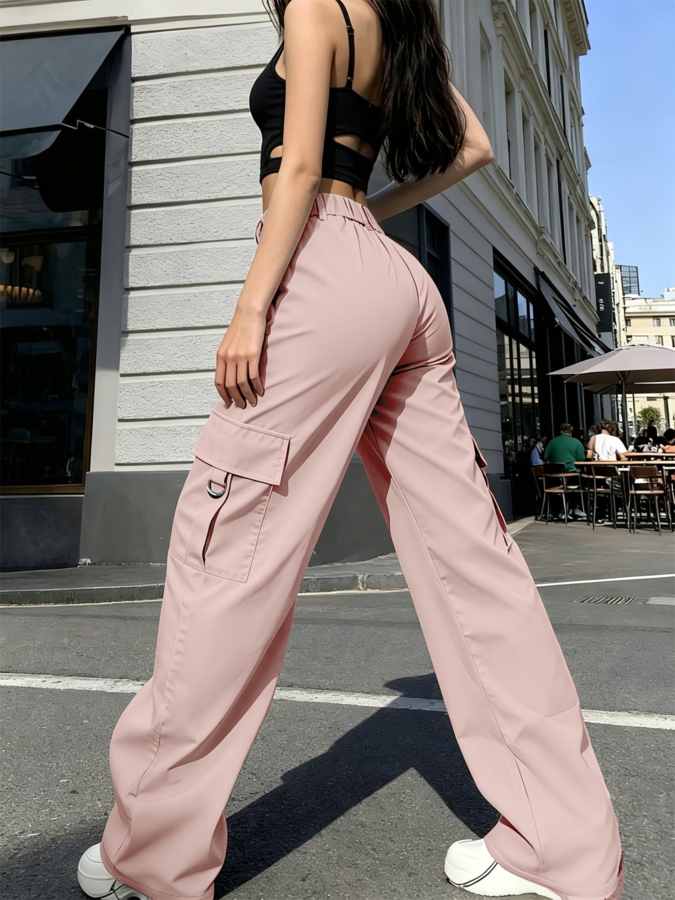 Marceline | High-Waisted Cargo Pants