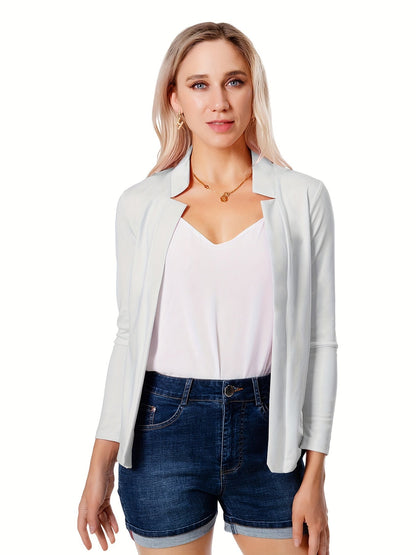 Women's Open Front Blazer Jacket