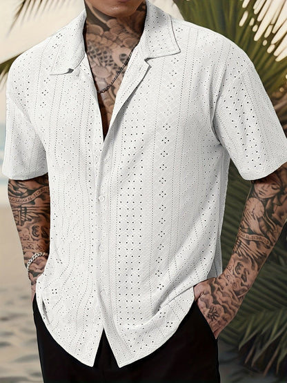 Men's Textured Resort Shirt