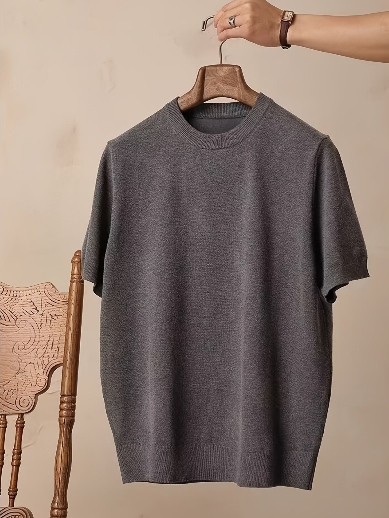 Reid – Refined Short Sleeve Knit Polo Shirt