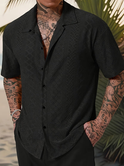 Men's Textured Resort Shirt