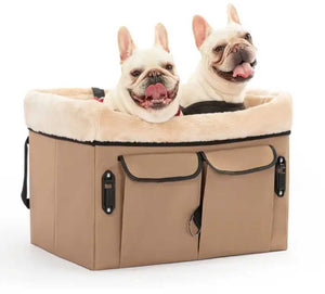 Dog Car Seat Pet Travel Car Booster Seat with Safety Belt