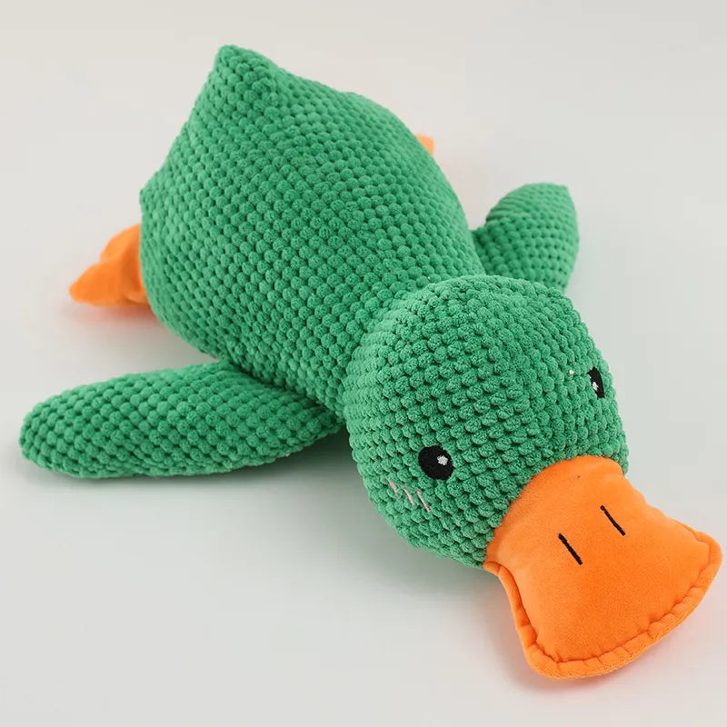 Calming Duck Dog Toy - Safe Chewable Pet Stuff Toy to Relieve Anxiety, Boredom, and Excess Energy