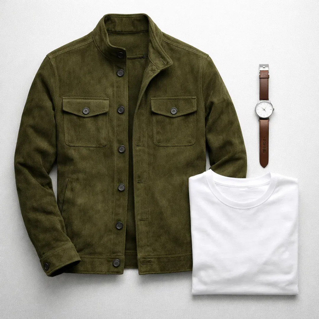 Apollo | Classic Pocket Suede Jacket