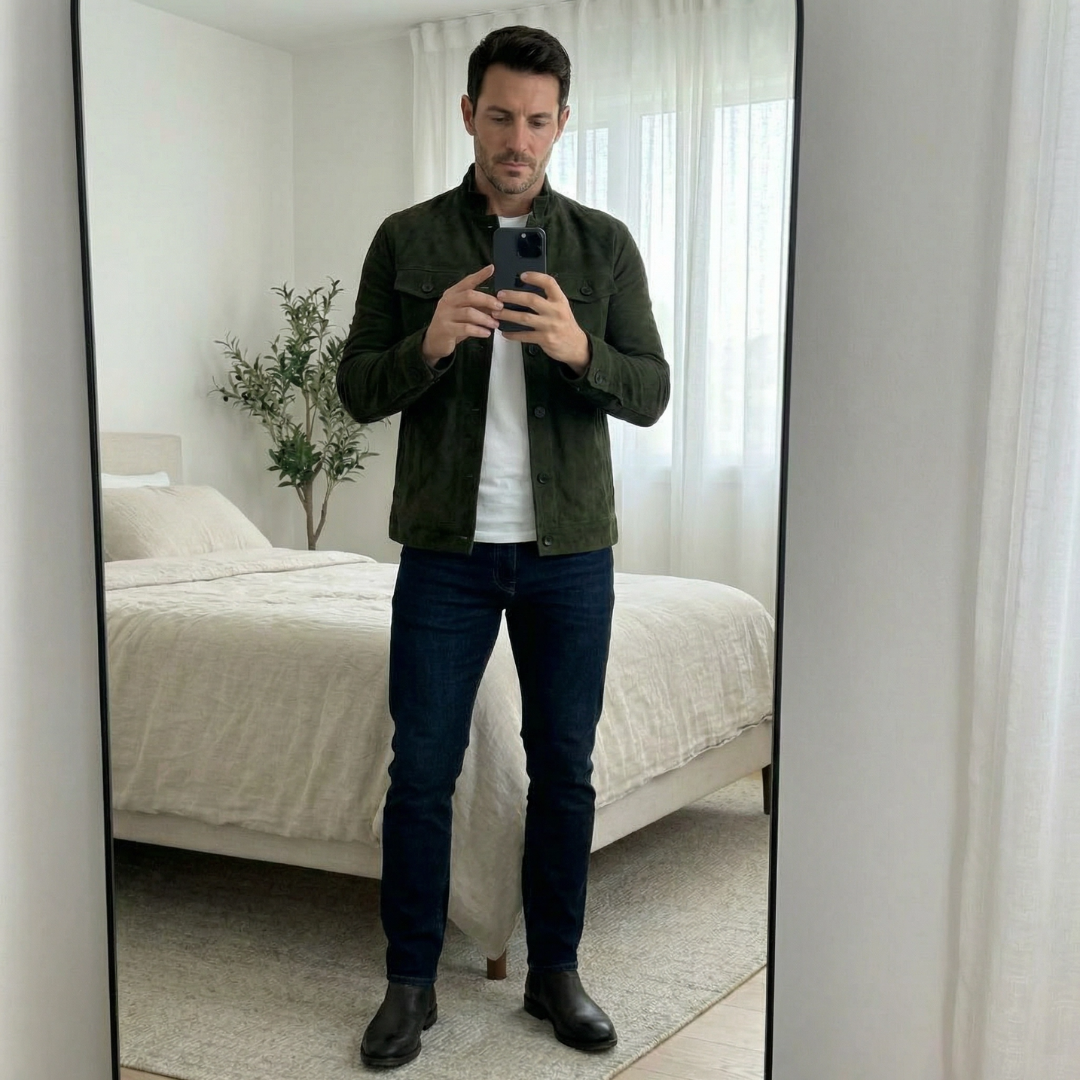 Apollo | Classic Pocket Suede Jacket