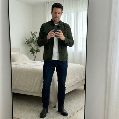 Apollo | Classic Pocket Suede Jacket