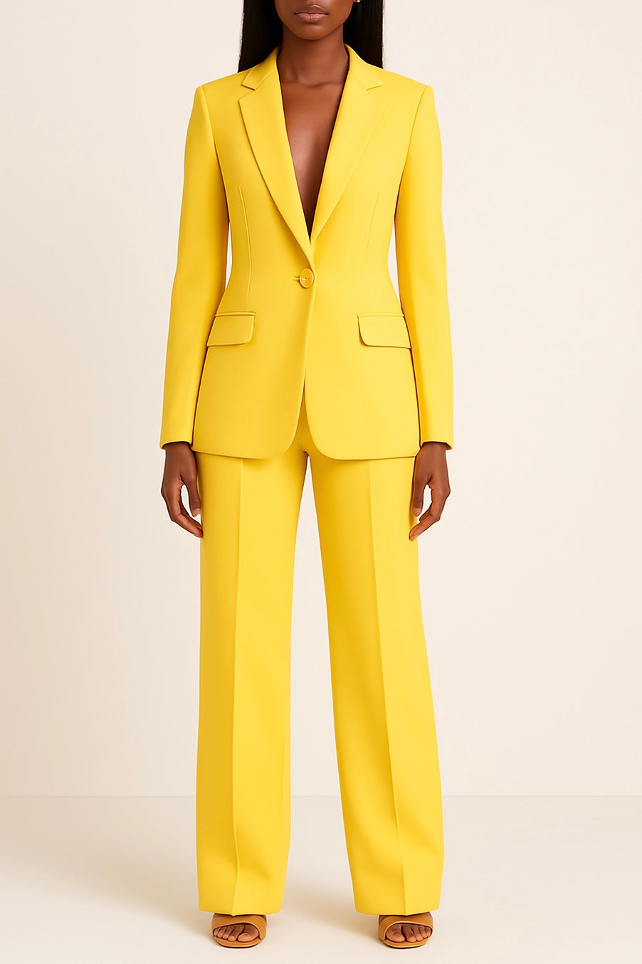 Elegant Women's Suit | Tailored Pant Suits for Women with Long Blazer | Professional Attire for Confident Style 5