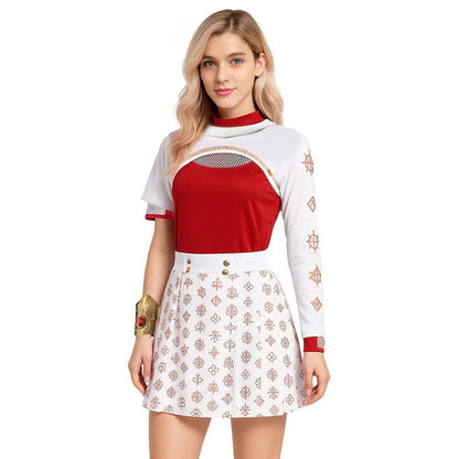 Nova | Women's Red Four-Piece Costume Set