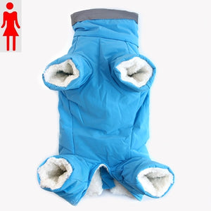 Waterproof Dog Snowsuit - Small Dog Winter Coat