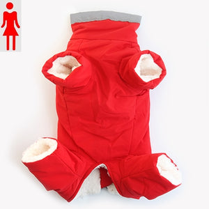 Waterproof Dog Snowsuit - Small Dog Winter Coat