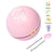 Remote Controlled Bounce Ball - Smart Interactive Self-Rotating Cat Toy Ball with Colorful LED and Catnip Bell Feather
