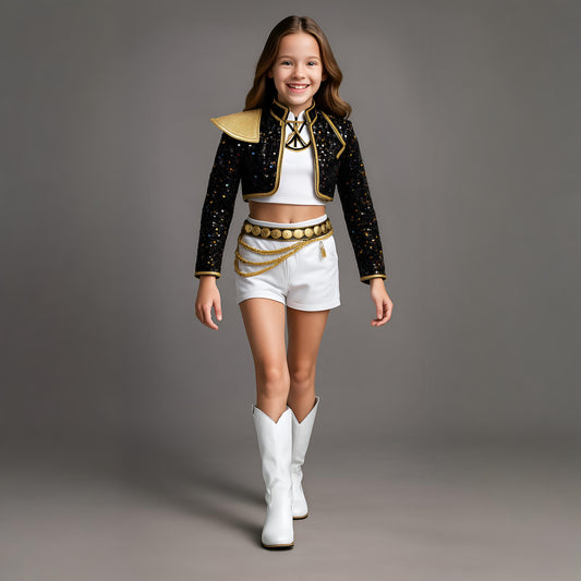 Eclipse | Sequin Glitter Women Costume Set