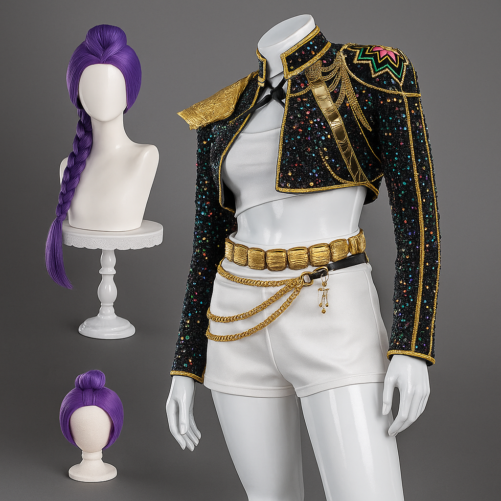 Eclipse | Sequin Glitter Women Costume Set